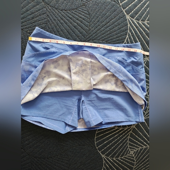 adidas Light Blue Tie-Dye Tennis Skirt - Picture 3 of 8